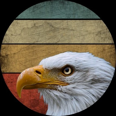 Women's Design By Humans Vintage Eagle Watching By Punsalan Racerback Tank Top 1 Women's Design By Humans Vintage Eagle Watching By Punsalan Racerback Tank Top