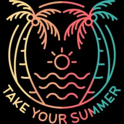 Men's Design By Humans Take Your Summer By VEKTORKITA Tank Top