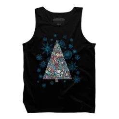 Men's Design By Humans Christmas Fir-tree By Xgdesign Tank Top -Design By Humans GUEST 013f26a4 4087 465d b3f5 ced8a8086fc6