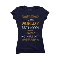Junior's Design By Humans Happy Mother's Day World's Best Mom By Tmsarts T-Shirt 8 Junior's Design By Humans Happy Mother's Day World's Best Mom By Tmsarts T-Shirt -Design By Humans GUEST 035ed93a 40a5 4088 988b c878ed52dc1b