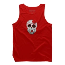 Men's Design By Humans Cute Red Day Of The Dead Sugar Skull Owl By Jeffbartels Tank Top 11 Men's Design By Humans Cute Red Day Of The Dead Sugar Skull Owl By Jeffbartels Tank Top -Design By Humans GUEST 03d84f16 9925 4af1 92da 691185dca94b
