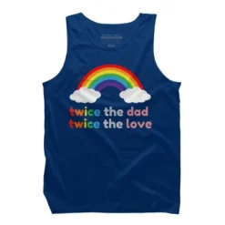 Design By Humans Rainbow Twice The Dad & Love By Tank Top 13 Design By Humans Rainbow Twice The Dad & Love By Tank Top -Design By Humans GUEST 043cb969 5f56 4202 96f0 b4fadc062980