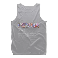 Men's Design By Humans Grandmother Loves Grandogs Pawma By Littlesenh1 Tank Top -Design By Humans GUEST 047dd4e9 4b52 4fd9 aa97 8f77733f1290