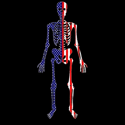 Men's Design By Humans July 4th Patriotic Skeleton USA Flag By Ujangkasep Tank Top 1 Men's Design By Humans July 4th Patriotic Skeleton USA Flag By Ujangkasep Tank Top