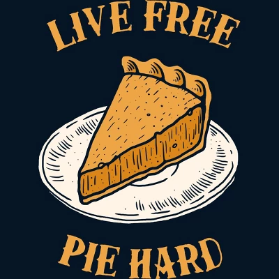 Boy's Design By Humans Live Free Pumpkin Pie Hard By Dumbshirts T-Shirt 1 Boy's Design By Humans Live Free Pumpkin Pie Hard By Dumbshirts T-Shirt