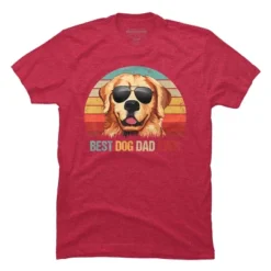 Men's Design By Humans Best Dog Dad Ever Golden Retriever By LuckyCharm99 T-Shirt -Design By Humans GUEST 08473e4a 6eaa 41b6 846b 9a0c85f933fe