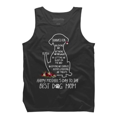 Men's Design By Humans Happy Mothers Day Best Dog Mom Thanks By MiuMiuShop Tank Top 3 Men's Design By Humans Happy Mothers Day Best Dog Mom Thanks By MiuMiuShop Tank Top - Image 3