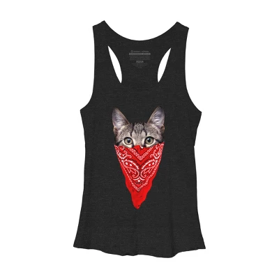 Women's Design By Humans Gangster Cat By Clingcling Racerback Tank Top 9 Women's Design By Humans Gangster Cat By Clingcling Racerback Tank Top - Image 9