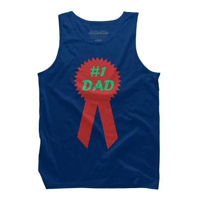 Men's Design By Humans #1 DAD Ribbon By Tank Top 5 Men's Design By Humans #1 DAD Ribbon By Tank Top - Image 5