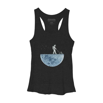 Women's Design By Humans Mown By Buko Racerback Tank Top 3 Women's Design By Humans Mown By Buko Racerback Tank Top - Image 3