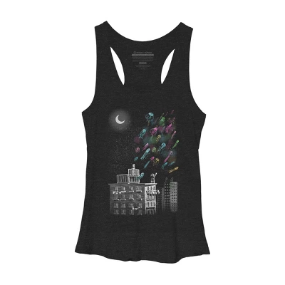 Women's Design By Humans Your Free Jelly Fish Return To Space By Moisescudero Racerback Tank Top 2 Women's Design By Humans Your Free Jelly Fish Return To Space By Moisescudero Racerback Tank Top - Image 2