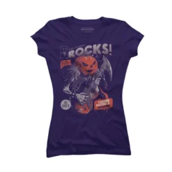 Junior's Design By Humans Rock Pumpkin By EduEly T-Shirt 11 Junior's Design By Humans Rock Pumpkin By EduEly T-Shirt -Design By Humans GUEST 0b4caaad 3e08 4da9 9919 25f243eb70d8