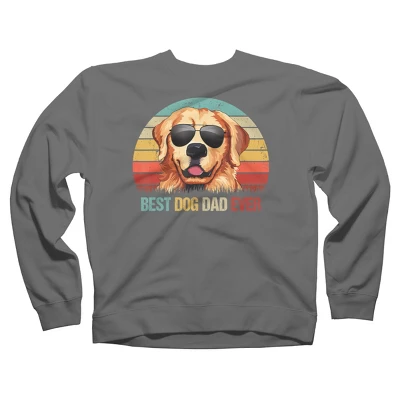 Unisex Design By Humans Best Dog Dad Ever Golden Retriever By LuckyCharm99 Sweatshirt 5 Unisex Design By Humans Best Dog Dad Ever Golden Retriever By LuckyCharm99 Sweatshirt - Image 5