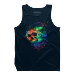 Men's Design By Humans Glitch Skull By Clingcling Tank Top 8 Men's Design By Humans Glitch Skull By Clingcling Tank Top -Design By Humans GUEST 0e0113e3 df32 4aaf 9f90 565c2a684ade