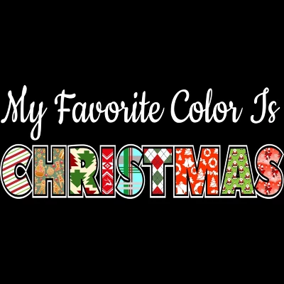 Men's Design By Humans My Favorite Color Is Christmas By C3gdesigns Tank Top 1 Men's Design By Humans My Favorite Color Is Christmas By C3gdesigns Tank Top