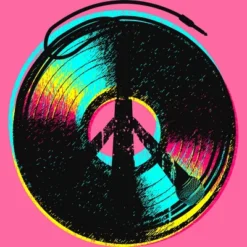 Women's Design By Humans Colors And Music By Clingcling Racerback Tank Top