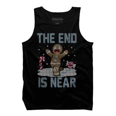 Men's Design By Humans Christmas Is Near! By Raffiti Tank Top 4 Men's Design By Humans Christmas Is Near! By Raffiti Tank Top - Image 4