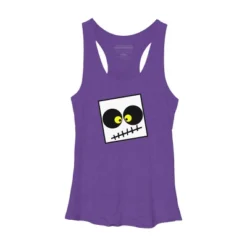 Women's Design By Humans Square Skull By LonaMisa Racerback Tank Top -Design By Humans GUEST 0f932a85 7d2d 48d9 99df 7fbd0746dcf5