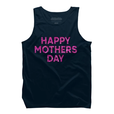 Men's Design By Humans Happy Mother's Day Confetti Text By MeowShop Tank Top 4 Men's Design By Humans Happy Mother's Day Confetti Text By MeowShop Tank Top - Image 4