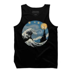 Men's Design By Humans The Great Starry Wave By Vincenttrinidad Tank Top 8 Men's Design By Humans The Great Starry Wave By Vincenttrinidad Tank Top -Design By Humans GUEST 1189bd94 be7a 41e3 a6ed 0cbc45eca1a9