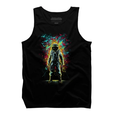 Men's Design By Humans Subconscious Inner Space By Alchemist Tank Top 4 Men's Design By Humans Subconscious Inner Space By Alchemist Tank Top - Image 4