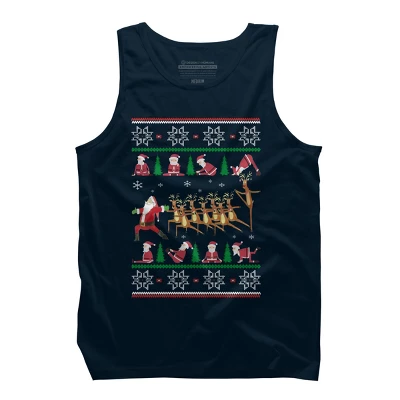 Men's Design By Humans Yoga Christmas By Sophialada Tank Top 5 Men's Design By Humans Yoga Christmas By Sophialada Tank Top - Image 5