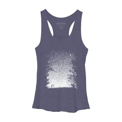 Women's Design By Humans Pixel Space By Daletheskater Racerback Tank Top 6 Women's Design By Humans Pixel Space By Daletheskater Racerback Tank Top - Image 6