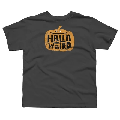 Boy's Design By Humans Halloween Halloweird By Spindriftdesigns T-Shirt 2 Boy's Design By Humans Halloween Halloweird By Spindriftdesigns T-Shirt - Image 2