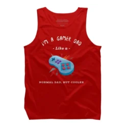Men's Design By Humans Gamer Dad Like A Normal Dad, But Cooler By KaiHamilton Tank Top -Design By Humans GUEST 13860bef f73b 44d0 af4e de28addef37b