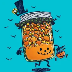 Girl's Design By Humans Halloween Jam By Nickv47 T-Shirt