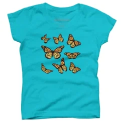 Girl's Design By Humans Monarch Butterfly By AnnArtshock T-Shirt -Design By Humans GUEST 1495e89c 19a1 40a7 8b70 9f5e76d060e4