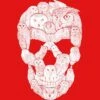 Boy's Design By Humans Sketchy Owl Skull By Dinny T-Shirt
