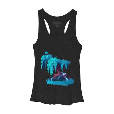Women's Design By Humans The Wolf Tree By Wailingwolf Racerback Tank Top 2 Women's Design By Humans The Wolf Tree By Wailingwolf Racerback Tank Top - Image 2