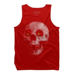 Men's Design By Humans Giant Halloween Skull By Robotface Tank Top -Design By Humans GUEST 17742899 f5fe 4af4 9975 fcac6fd1a170