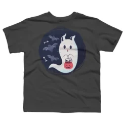 Boy's Design By Humans Halloween Ghost Cat By ArtStyleAlice T-Shirt 9 Boy's Design By Humans Halloween Ghost Cat By ArtStyleAlice T-Shirt -Design By Humans GUEST 1799e860 1301 4a89 93cf 44be9cc1e2e7