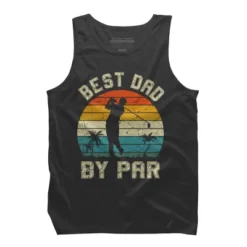 Men's Design By Humans Best Dad By Par Tropical Golf By Tank Top -Design By Humans GUEST 187719d6 bdd1 48b5 9ddf 3b72b344d034