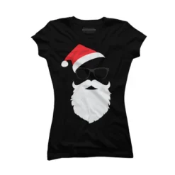 Junior's Design By Humans Hipster Santa Face With Hat Beard & Glasses Christmas By TronicTees T-Shirt 6 Junior's Design By Humans Hipster Santa Face With Hat Beard & Glasses Christmas By TronicTees T-Shirt -Design By Humans GUEST 1884be79 83d0 4261 88e0 4f8daa77efe3