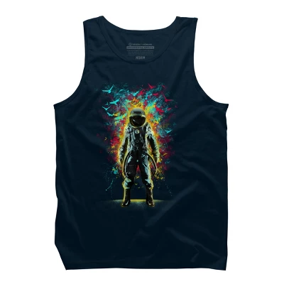 Men's Design By Humans Subconscious Inner Space By Alchemist Tank Top 5 Men's Design By Humans Subconscious Inner Space By Alchemist Tank Top - Image 5