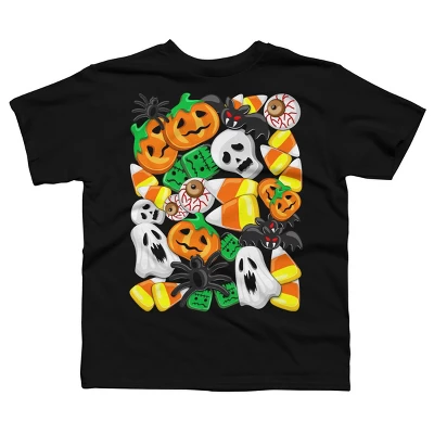 Boy's Design By Humans Halloween Spooky Candies Party By BluedarkArt T-Shirt 8 Boy's Design By Humans Halloween Spooky Candies Party By BluedarkArt T-Shirt - Image 8