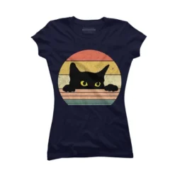 Junior's Design By Humans Cat Tee Retro Style By MeowShop T-Shirt 14 Junior's Design By Humans Cat Tee Retro Style By MeowShop T-Shirt -Design By Humans GUEST 1bdb0f24 b92a 4970 bc90 f53e97169e45