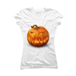 Junior's Design By Humans Jack O'Lantern By Ldarro T-Shirt -Design By Humans GUEST 1d44f5ff dde7 4aac beb8 99ed0cc4ea15
