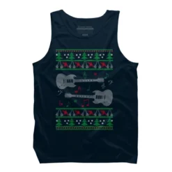 Men's Design By Humans Guitar Christmas By Sophialada Tank Top 9 Men's Design By Humans Guitar Christmas By Sophialada Tank Top -Design By Humans GUEST 1d569da4 3265 4686 9ba7 a73402ab3d28