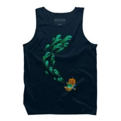 Men's Design By Humans It's Time For Halloween By SINDAR Tank Top -Design By Humans GUEST 1edb0dee 9add 4800 9812 c8df96c20d1c