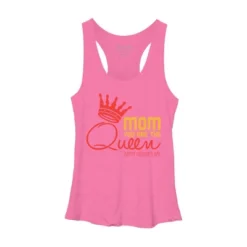 Women's Design By Humans Mother's Day Mom You Are The Queen By Tmsarts Racerback Tank Top -Design By Humans GUEST 1eed89da 7cd7 4814 9f79 230a4c61a7c7