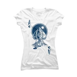 Junior's Design By Humans Ace Of Spaces By StevenToang T-Shirt -Design By Humans GUEST 1f1712e7 88a1 4832 8b48 c249dd7ff539