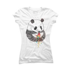 Junior's Design By Humans Pandas Love Ice Cream By Radiomode T-Shirt -Design By Humans GUEST 20052c3e 7235 46c6 a99e fd6f5e80bbfe