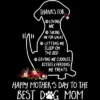Junior's Design By Humans Happy Mothers Day Best Dog Mom Thanks By MiuMiuShop T-Shirt
