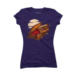 Junior's Design By Humans Dead Man Walkmann By LetterQ T-Shirt -Design By Humans GUEST 2133ab75 3203 47bc 9d37 3b84c887803a