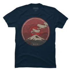 Men's Design By Humans Fuji By Againstbound T-Shirt -Design By Humans GUEST 216bd86c c6c9 4703 94c6 2b0514d2a4c9