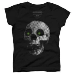 Girl's Design By Humans Giant Halloween Skull By Robotface T-Shirt 5 Girl's Design By Humans Giant Halloween Skull By Robotface T-Shirt -Design By Humans GUEST 222faba5 15da 4266 968a 6f8664a7c984